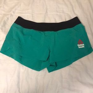 Reebok crossfit teal shorts